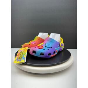 Crocs x Gushers Classic Clogs Limited Edition Big Kids Size J4 Slip On Sandals
